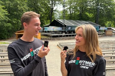 Søskendeparret Luca og Sofia Zähringer arbejder for første gang tæt sammen til dette års udgave af Hede Rytmer. De deler kontor og står for alt marketing, pressearbejde samt alt muligt forefaldende.