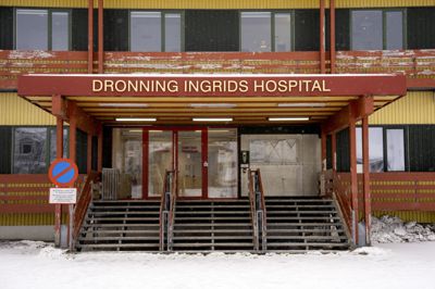 Det største sygehus i Grønland er Dronning Ingrids Hospital, der ligger i hovedstaden Nuuk.