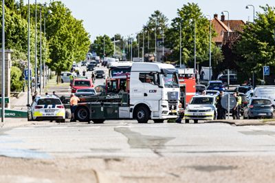 Trafikken har været påvirket af ulykken på Amager Landevej på Amager i København torsdag eftermiddag.