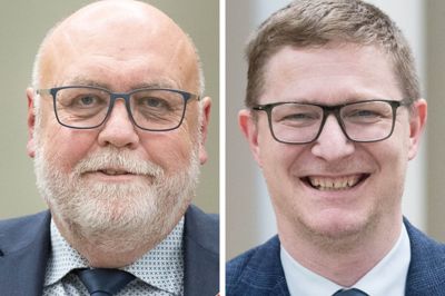 Kristian Pihl Lorentzen (V) og Morten Høgh (V)