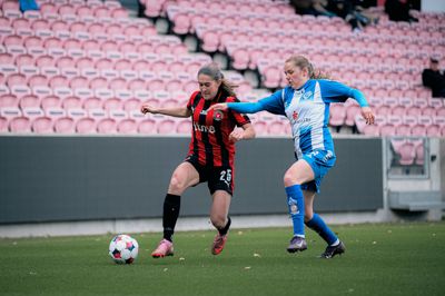Ida-Sofie Rathe lagde op til 1-0-målet, da FCM-kvinderne lørdag spillede 2-2 mod OB.