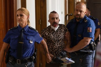 Marla-Svenja Liebich ankommer til en domstol i Tjekkiet mandag.