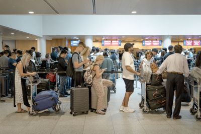 Der var også travlt i Københavns Lufthavn i marts måned, hvor mere end tre millioner rejsende enten checkede ind eller ud.