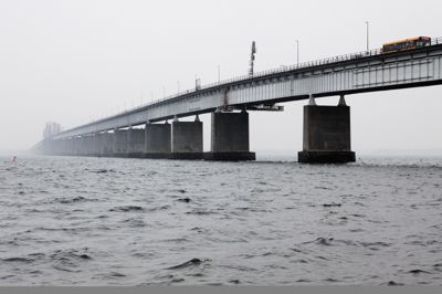 Sådan så den gamle Storstrømsbro ud. Onsdag lukker den permanent for biltrafik.