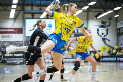 Mia Svele var den store spiller for Nykøbing Falster.