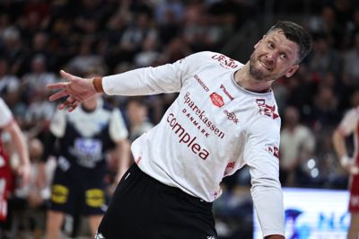 Niklas Landin var velspillende i Aalborg-målet. Det samme var hans kollega Magnus Petersen fra Skanderborg AGF.