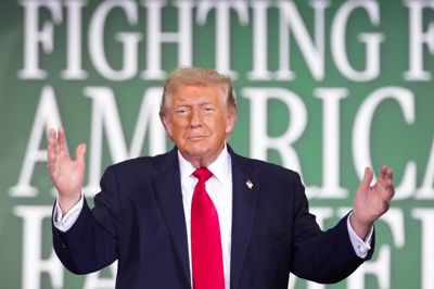 Den amerikanske præsident, Donald Trump, siger, at Iran har lidt over 20 procent af deres missiler tilbage.