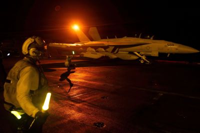 Amerikanske kampfly har flere gange været på vingerne i løbet af krigen mod Iran.