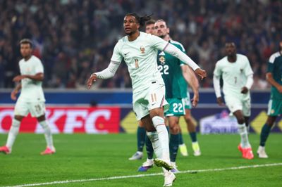 Michael Olise blev dagens mand for det franske landshold i 3-1-sejren over Nordirland.