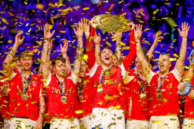 Mathias Gidsel (i.m.) og resten af de danske håndboldstjerner vandt i januar EM-guld foran en euforisk kulisse i Jyske Bank Boxen. De danske herrer vender tilbage til Boxen ved EM i 2030, men hvor skal holdet spille VM i 2031? Både København og Herning byder sig til.