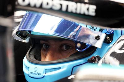 George Russell var hurtigst i lørdagens Formel 1-kvalifikation.