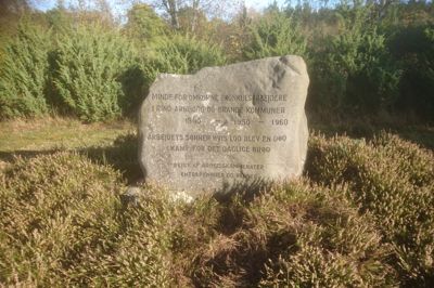 Mindestenen, der mindes de omkomne i brunkulslejerne.