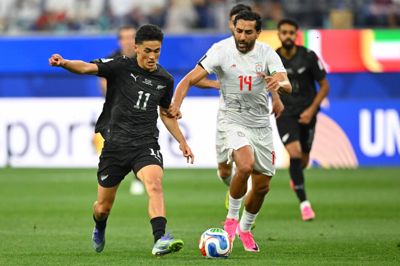 Elijah Just, der har spillet for både Helsingør FC og AC Horsens, scorede begge mål for New Zealand i 2-2-kampen mod Iran.