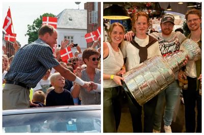 Bjarne Riis blev hyldet på Torvet i hjembyen, mens Frederik Andersen i første omgang fejrede med familien i USA. Stanley Cup-trofæet vil dog formentlig blive vist frem i Herning ved en senere lejlighed.