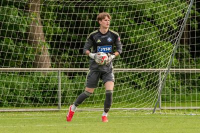 Bastian Holm vogtede senest målet for SIF i sommerkampen mod Silkeborg KFUM.