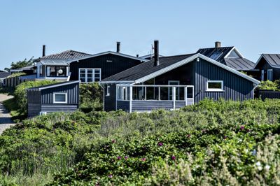 Der blev solgt 1158 sommerhuse i maj i år. På billedet, som er taget i 2020, ses sommerhuse i Løkken.