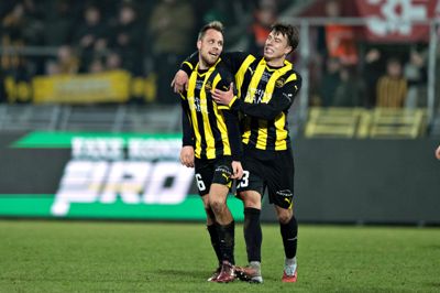 Anders Holvad (t.v.) har været spillende assistenttræner under Morten Dahm Kjærgaard i Aarhus Fremad. Nu genforenes de i Silkeborg IF.