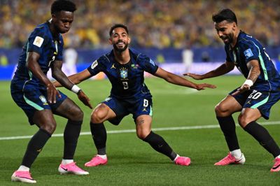 Manchester United-angriberen Matheus Cunha scorede to gange for Brasilien mod Haiti, som ikke længere har mulighed for at spille sig videre ved VM-slutrunden.