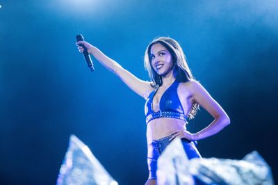 Olivia Rodrigo på Orange Scene under sin optræden på Roskilde Festival i 2025. Nu starter hun sin egen festival.