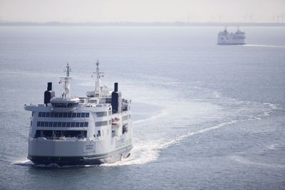 Scandlines' færger bringer passagerer frem og tilbage mellem Rødby og Puttgarden.