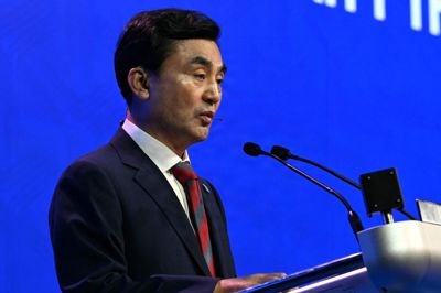 Droner skal fremover være et universelt kampredskab, lyder det fredag fra Sydkoreas forsvarsminister, Ahn Guy-back, på et pressemøde.