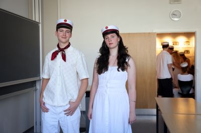 Nybagte studenter, Søren Moesgård Nielsen og Ea Krøyer Fomsgaard.