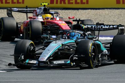 George Russell fulgte op på en flot kvalifikation ved at vinde søndagens grandprix i Østrig.