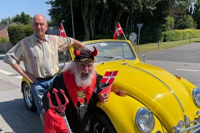 El Diablo fik sig en tur i Børge Mortensens solgule Boble