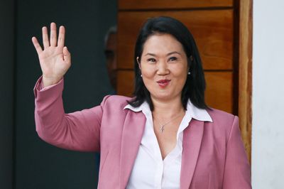 Keiko Fujimori er den ældste datter af landets tidligere præsident Alberto Fujimori.