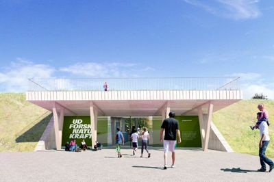 Naturkraft i Ringkøbing får en ny indgangsbygning efter milliondonation fra A.P. Møller Fonden.