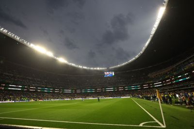 Estadio Azteca ligger cirka i 2200 meters højde.