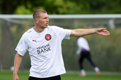 Rasmus Nissen Kristensen faldt naturligt ind på FCM-holdet. Anføreren havde godt styr på sine defensive forpligtelser og fandt plads et enkelt godt fremstød.