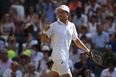 Arthur Fery havde Centre Court med sig, da han onsdag spillede sig i semifinalen ved Wimbledon.