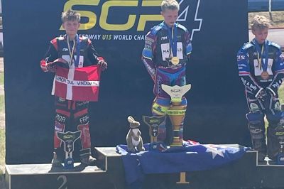 Simon Jul Vindum satte en ny streg under sit åbenlyse talent, da Herning-talentet blev nummer to ved VM i 190 cc for kørere i alderen 11-13 år.