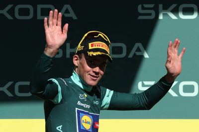 Mads Pedersen (Lidl-Trek) har haft den grønne trøje i årets Tour de France siden 4. etape.