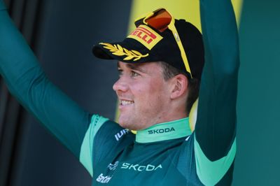 Mads Pedersen forsvarede onsdag den grønne pointtrøje i Tour de France.