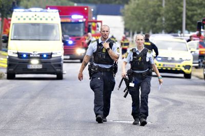 En massiv udrykning fulgte efter skyderi i Nørresundby fredag eftermiddag.