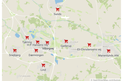 Der er lige nu 15 Rema 1000-butikker i Herning Kommune og Ikast-Brande Kommune, men der kan være en på vej i Sdr. Felding