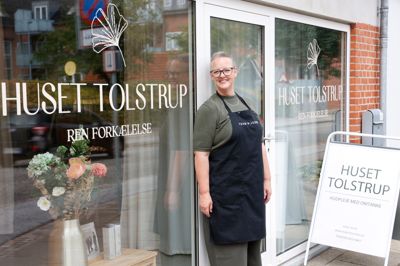 Lene Tolstrup vil gerne sende en stor tak til de mange trofaste kunder.