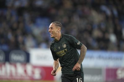 Robert Silva scorede to gange for FCK i udekampen mod Polissya Zhytomyr.