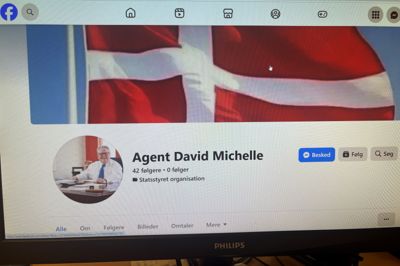 Sådan ser Agent David Michelles snydeprofil ud.
