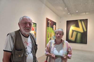 Ægteparret Marianne Folkesen og Erling Baastrup er fra Hammel. De er på gennemrejse og fik lyst til at gæste museet i Videbæk Anlæg. De er imponerede over, hvad de oplevede, og har også rosende ord tilovers for Videbæk by.