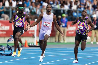 Noah Lyles sprintede sig til titlen som amerikansk mester på 100-meteren, og samtidig satte han årsbedste i verden på distancen.