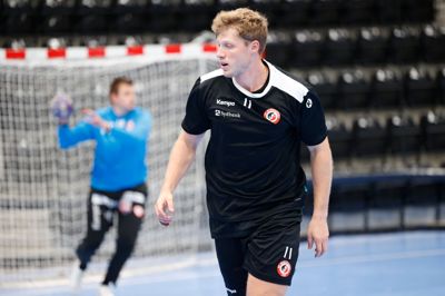 Mathias Olsen og HCM-mandskabet fulgte op på premieresejren med yderligere to point - denne gang ude over Aarhus Håndbold.