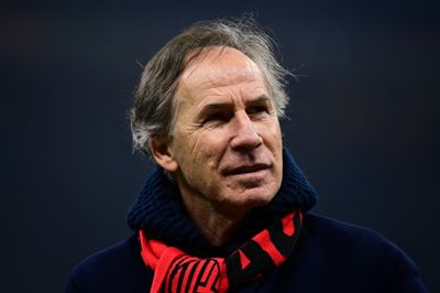 Franco Baresi er her fotograferet på AC Milans hjemmebane, San Siro, i 2024.