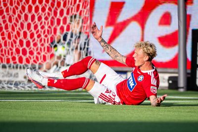 Lucas Riisgaard har i de første to kampe givet flere prøver på sin høje topfart.