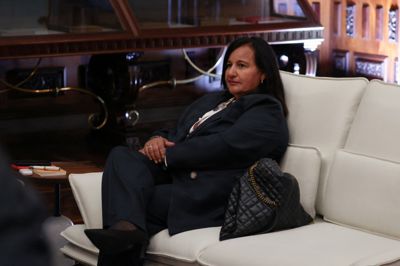 Dinorah Figuera skal i Venezuela mødes med Jorge Rodríguez, der er formand for landets parlament og regeringens chefforhandler.