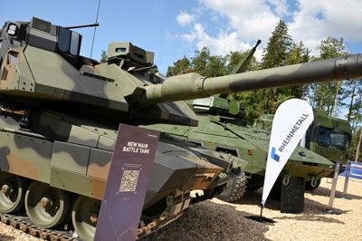 Tyske Rheinmetall producerer blandt andet køretøjer og ammunition. Selskabet har de seneste år været begunstiget af Ruslands invasion af Ukraine og USA's krav om, at Europa øger sine forsvarsudgifter.