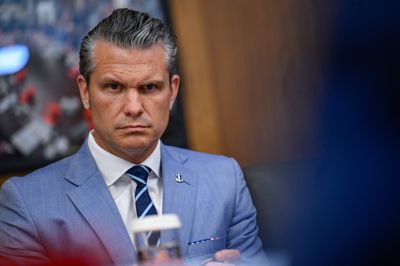 USA's forsvarsministerium, der har minister Pete Hegseth (på billedet, red.) i spidsen, sendte onsdag en klar besked til ledere inden for forsvarsindustrien.