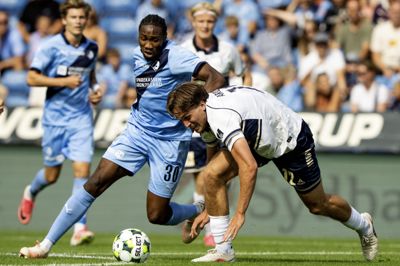Randers-angriberen Mohamed Sankoh scorede søndag sit første Superliga-mål mod Lyngby, men blev efterfølgende skadet.